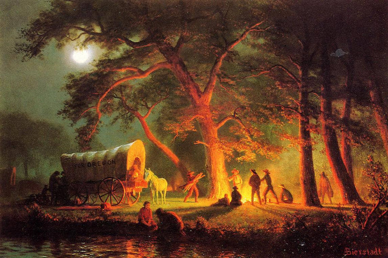 Oregon Trail by Albert Bierstadt — Oil Painting Reproduction