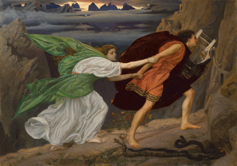 Orpheus and Eurydice by Edward Poynter — Oil Painting Reproduction