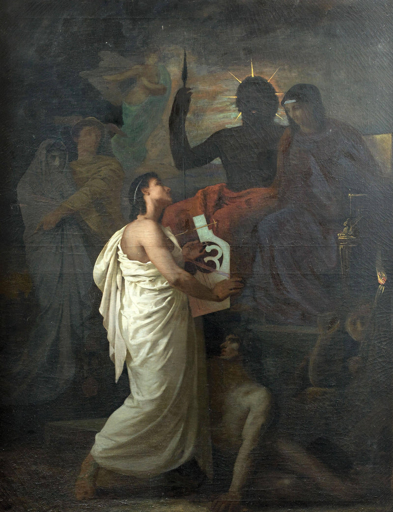 Orpheus in the underworld by Gustave Jacquet — Oil Painting Reproduction