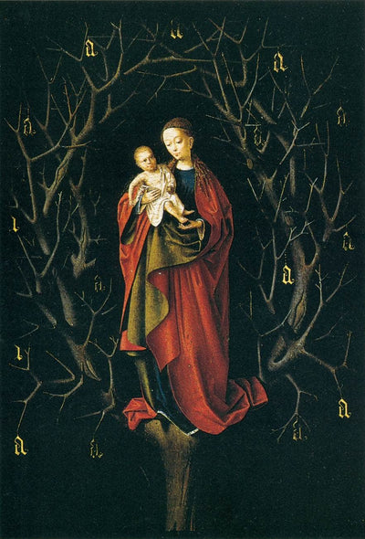 Our Lady of the Dry Tree in living room