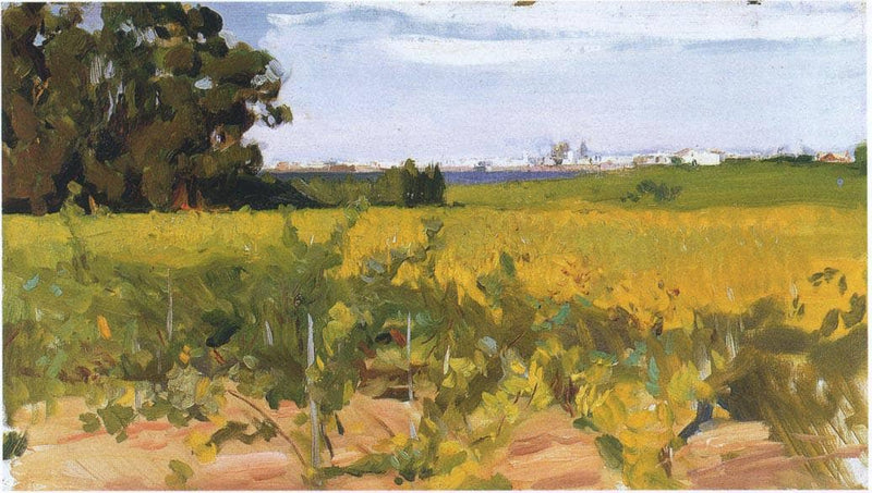 Outskirts of Seville by Joaquín Sorolla — Oil Painting Reproduction