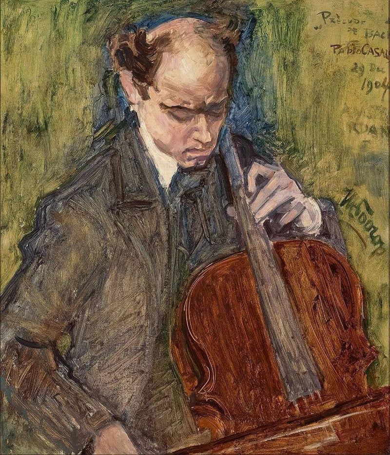 Pablo Casals Playing Cello by Jan Toorop — Oil Painting Reproduction