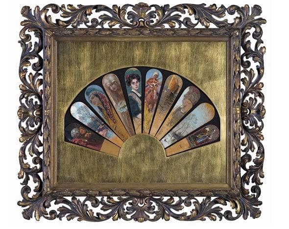 Painted Fan by Wladyslaw Czachorski — Oil Painting Reproduction