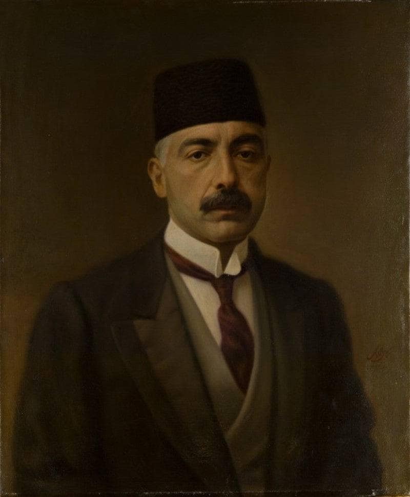 Portrait of Vosough od-Dowleh by Kamal-ol-Molk — Oil Painting Reproduction
