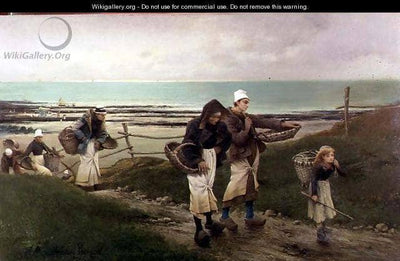 Breton Scene in study