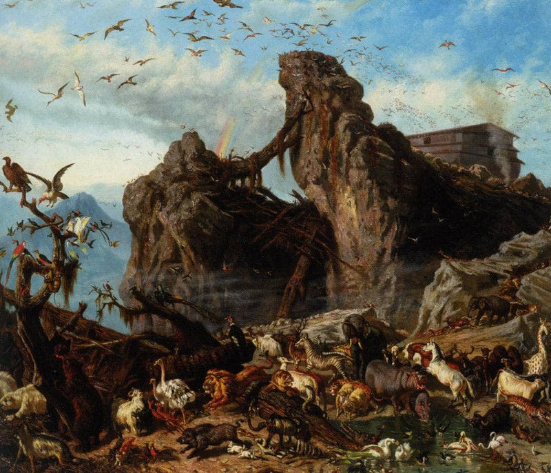 After the flood by Filippo Palizzi — Oil Painting Reproduction