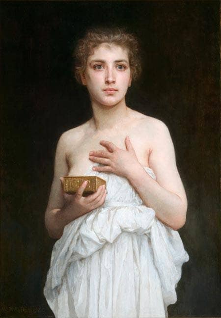 Pandora by William-Adolphe Bouguereau — Oil Painting Reproduction