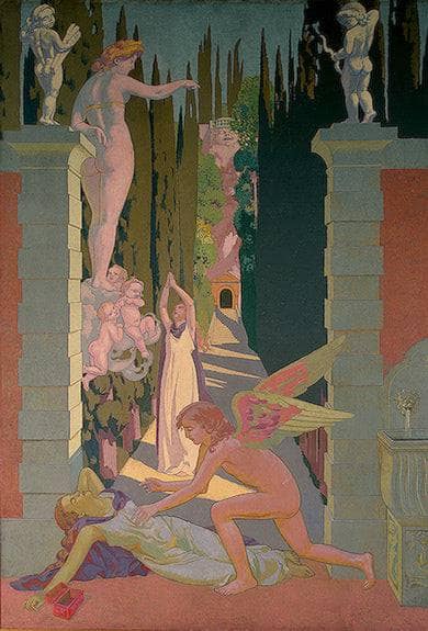 The Story of Psyche: panel 4. The Vengeance of Venus by Maurice Denis — Oil Painting Reproduction