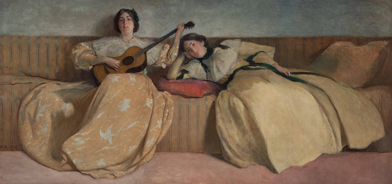 Panel for Music Room by John White Alexander, Oil Painting Reproduction