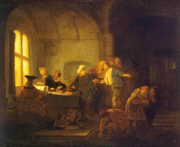 Parable of the Workers in the Vineyard by Salomon Koninck, Oil Painting Reproduction