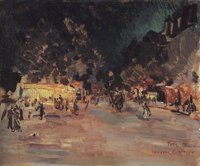 Paris at Night in entryway