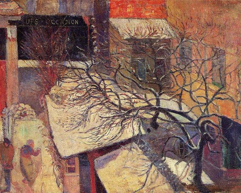 Paris in the snow by Paul Gauguin — Oil Painting Reproduction