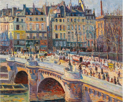 Paris, Le Pont-neuf Et Le Quai Conti in dining room