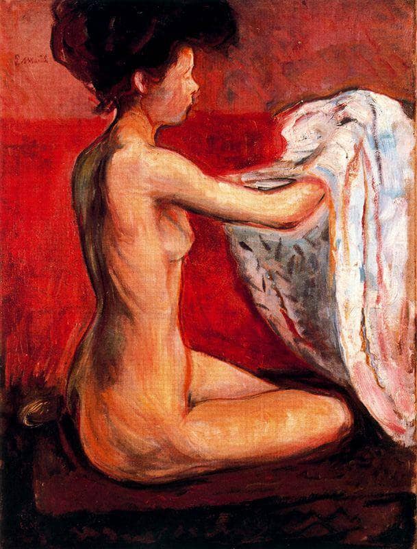 Paris Nude by Edvard Munch — Oil Painting Reproduction