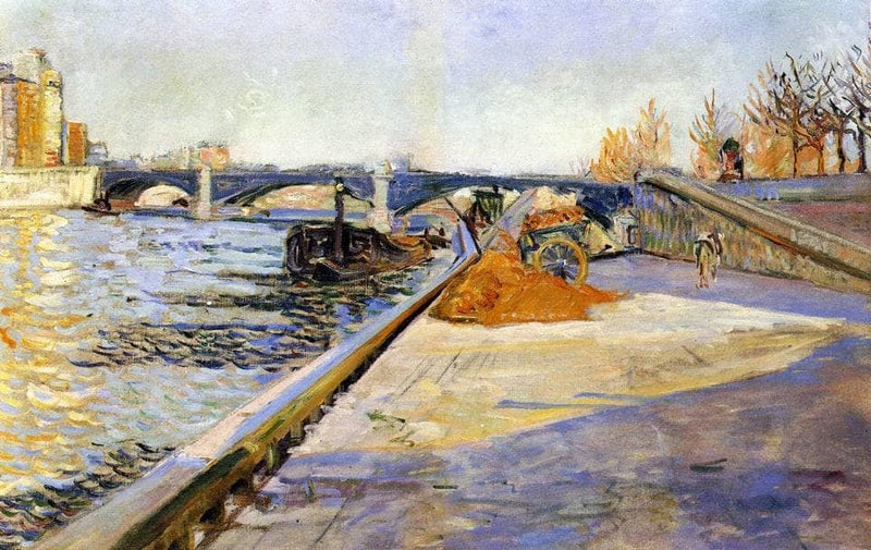 Paris, Quai de la Tournelle by Paul Signac — Oil Painting Reproduction