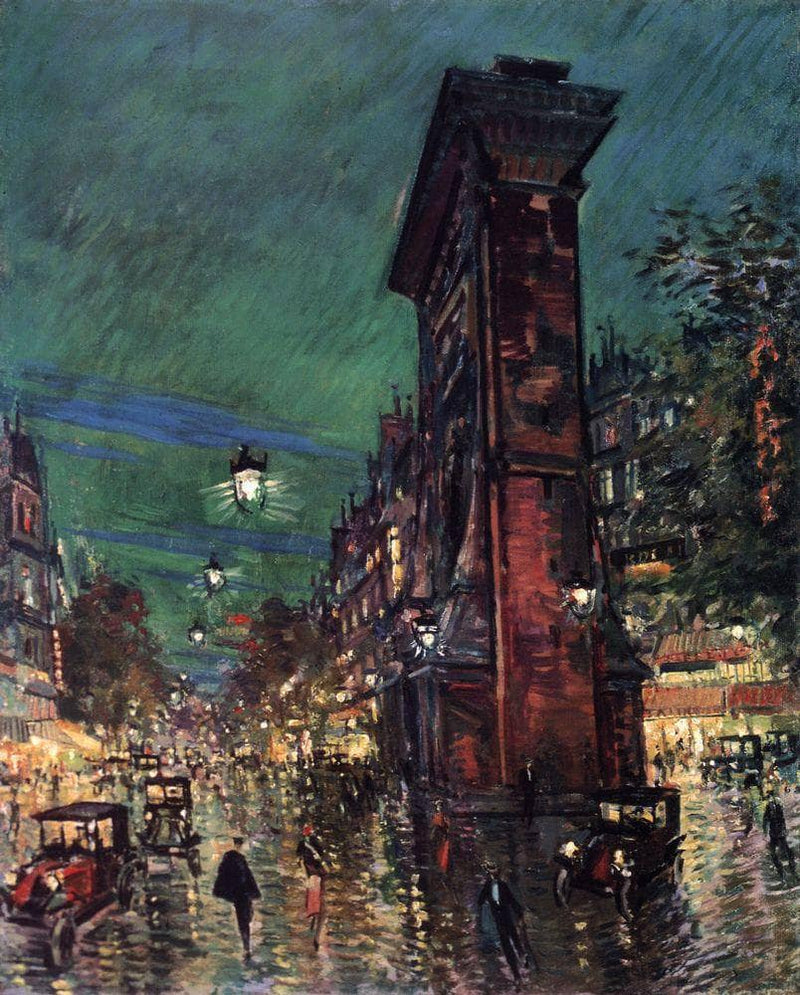 Paris. Saint Denis Arc by Konstantin Korovin — Oil Painting Reproduction