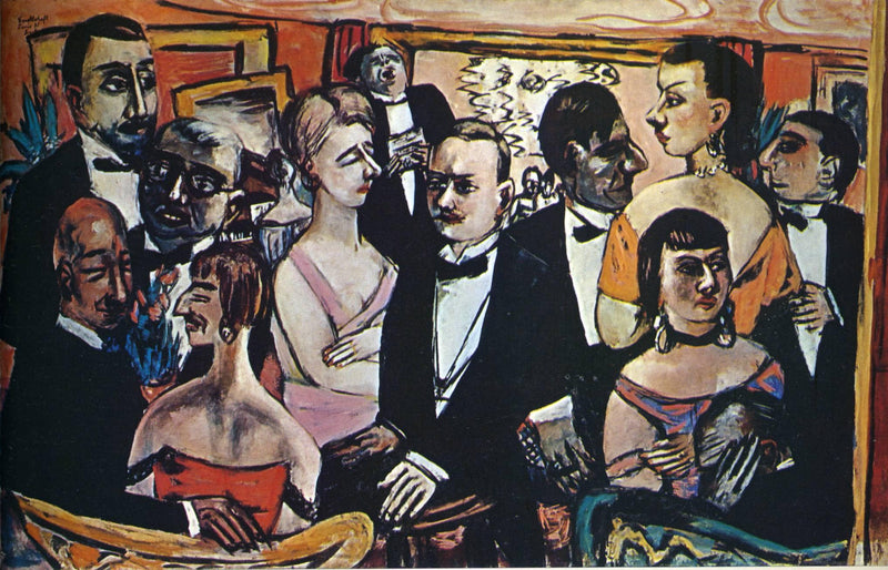 Paris Society by Max Beckmann — Oil Painting Reproduction