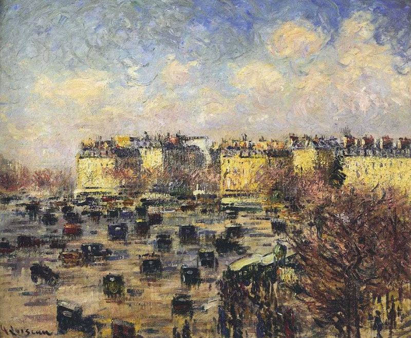 Paris Wagram Avenue by Gustave Loiseau — Oil Painting Reproduction