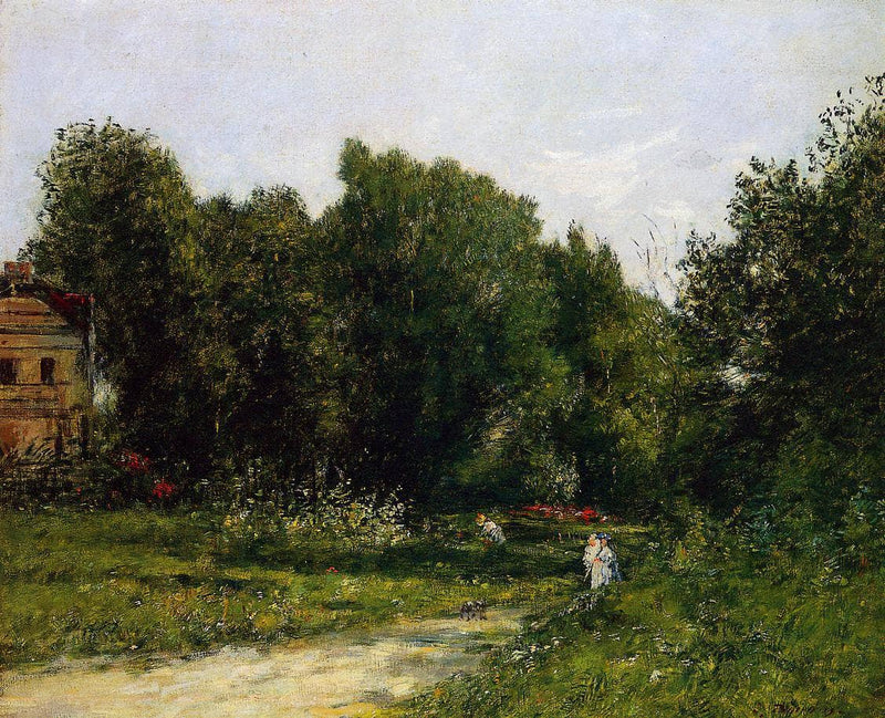 Park Cordieres a Trouville by Eugene Boudin — Oil Painting Reproduction