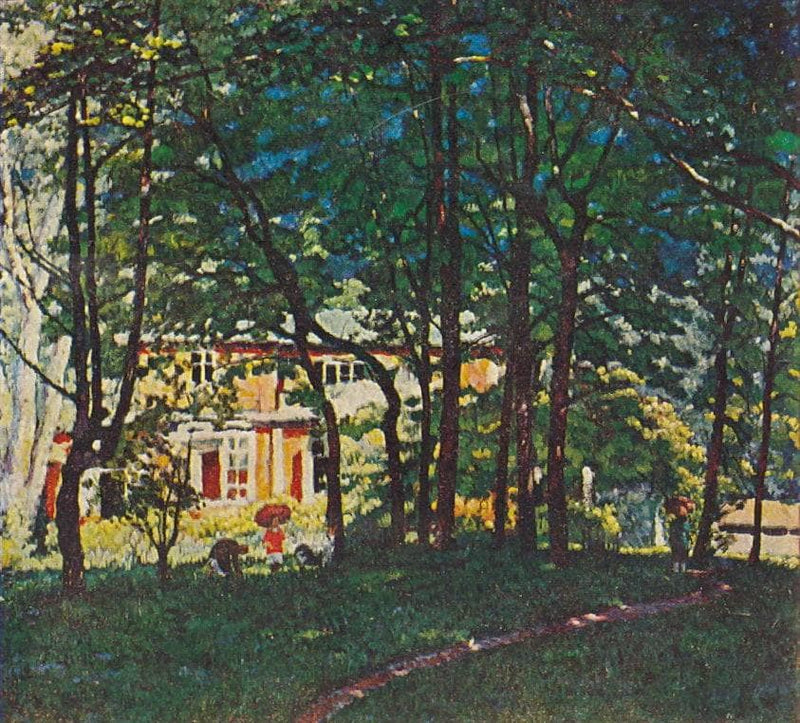 Park by Ilya Mashkov — Oil Painting Reproduction