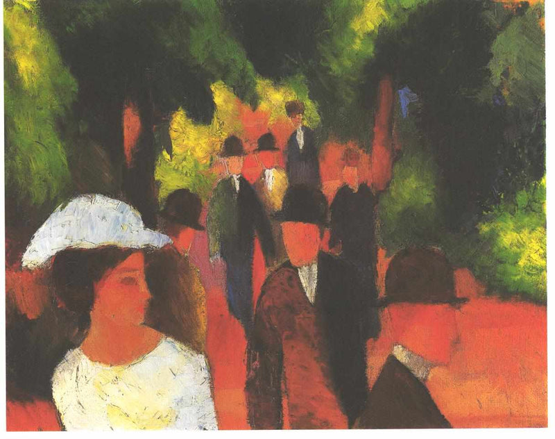 Parkway by August Macke — Oil Painting Reproduction