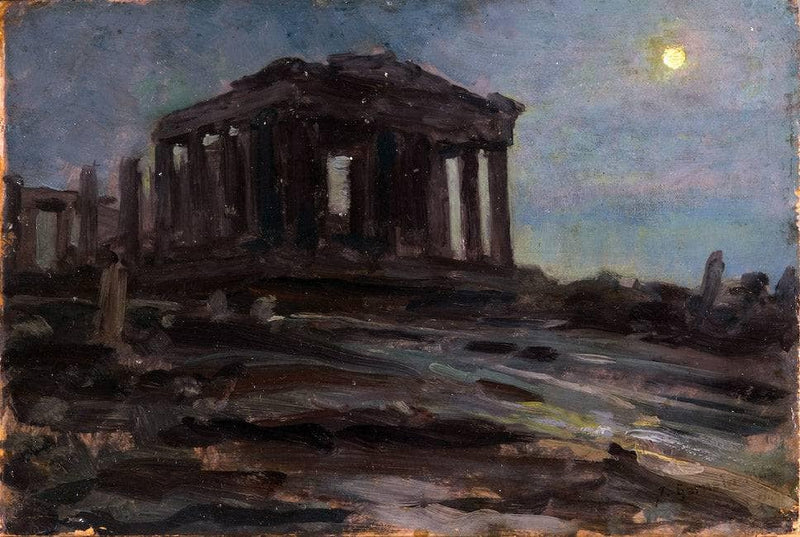 Partenón by José Garnelo — Oil Painting Reproduction