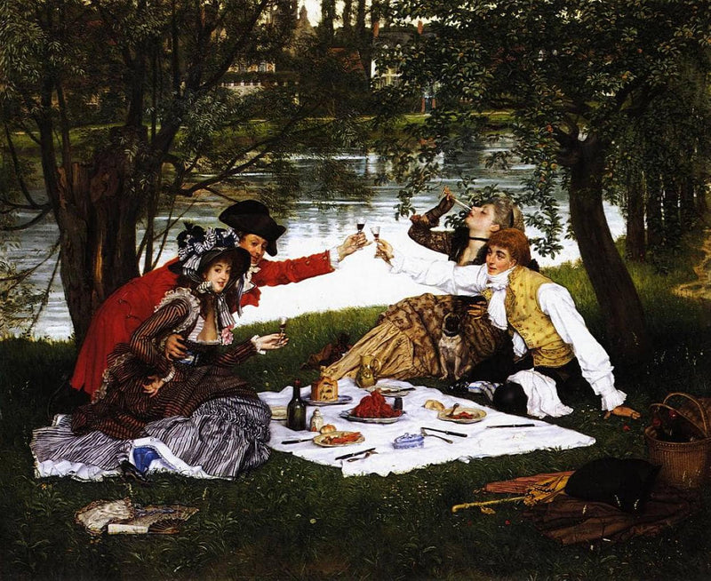 Picnic by James Tissot — Oil Painting Reproduction