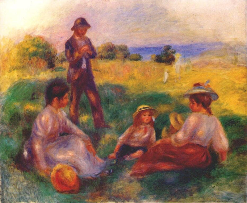 Party in the Country at Berneval by Pierre-Auguste Renoir — Oil Painting Reproduction