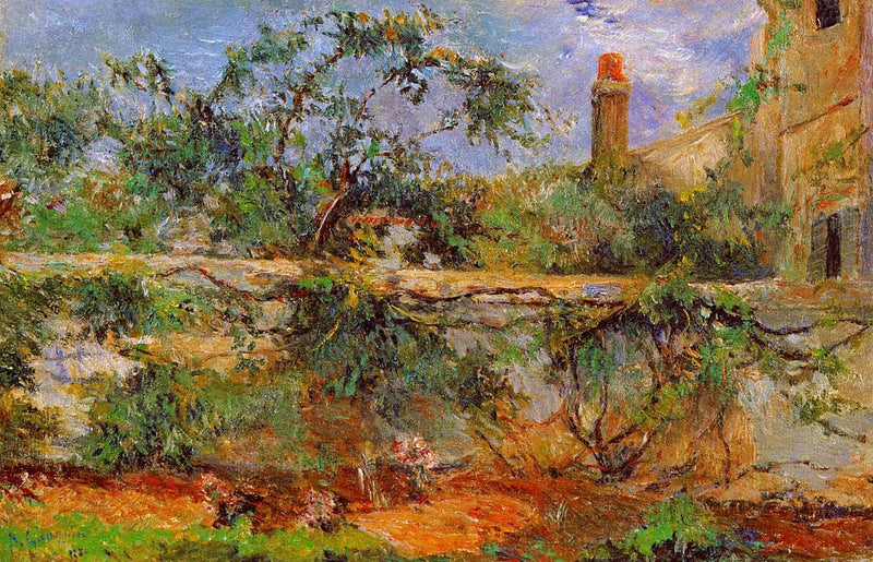 Party wall by Paul Gauguin — Oil Painting Reproduction