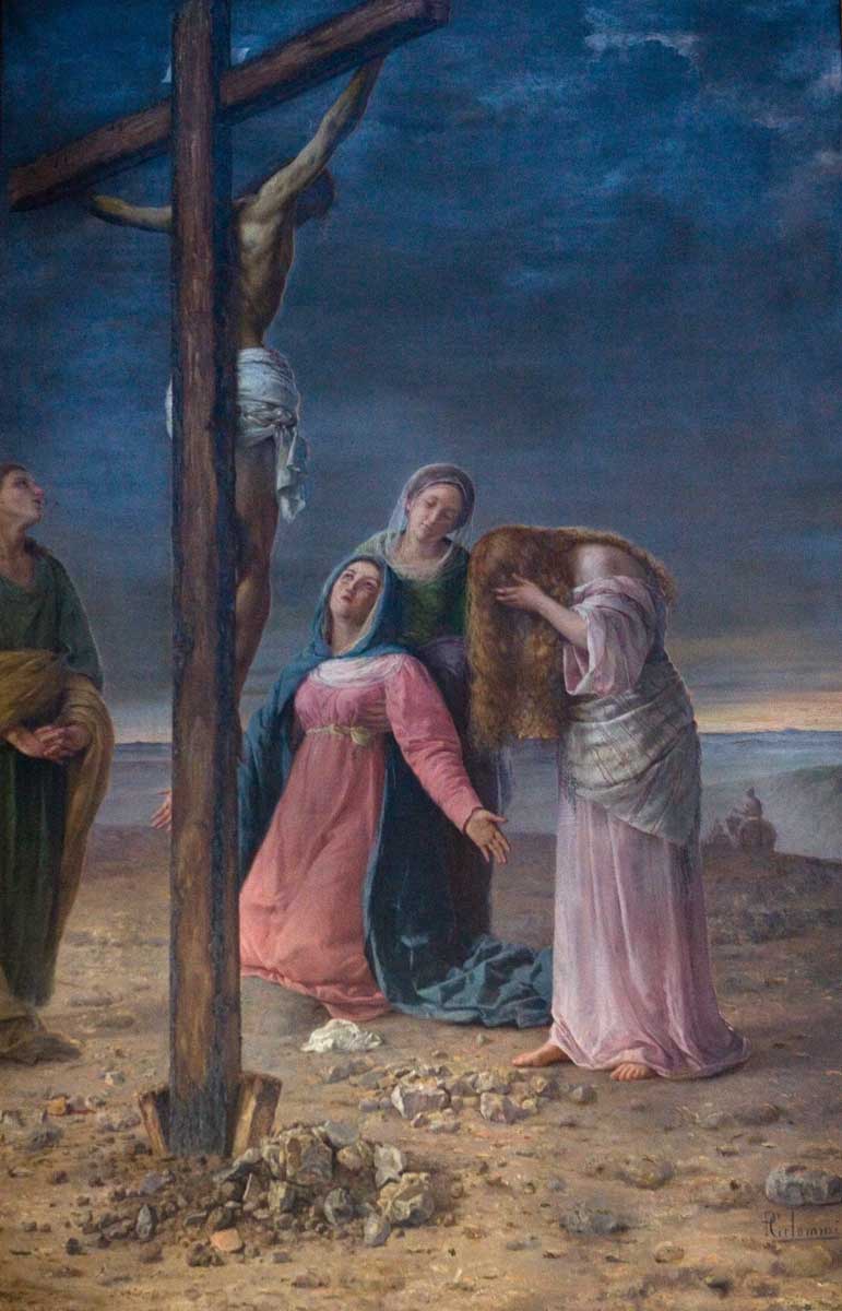 The crucifixion by Pasquale Celommi — Oil Painting Reproduction