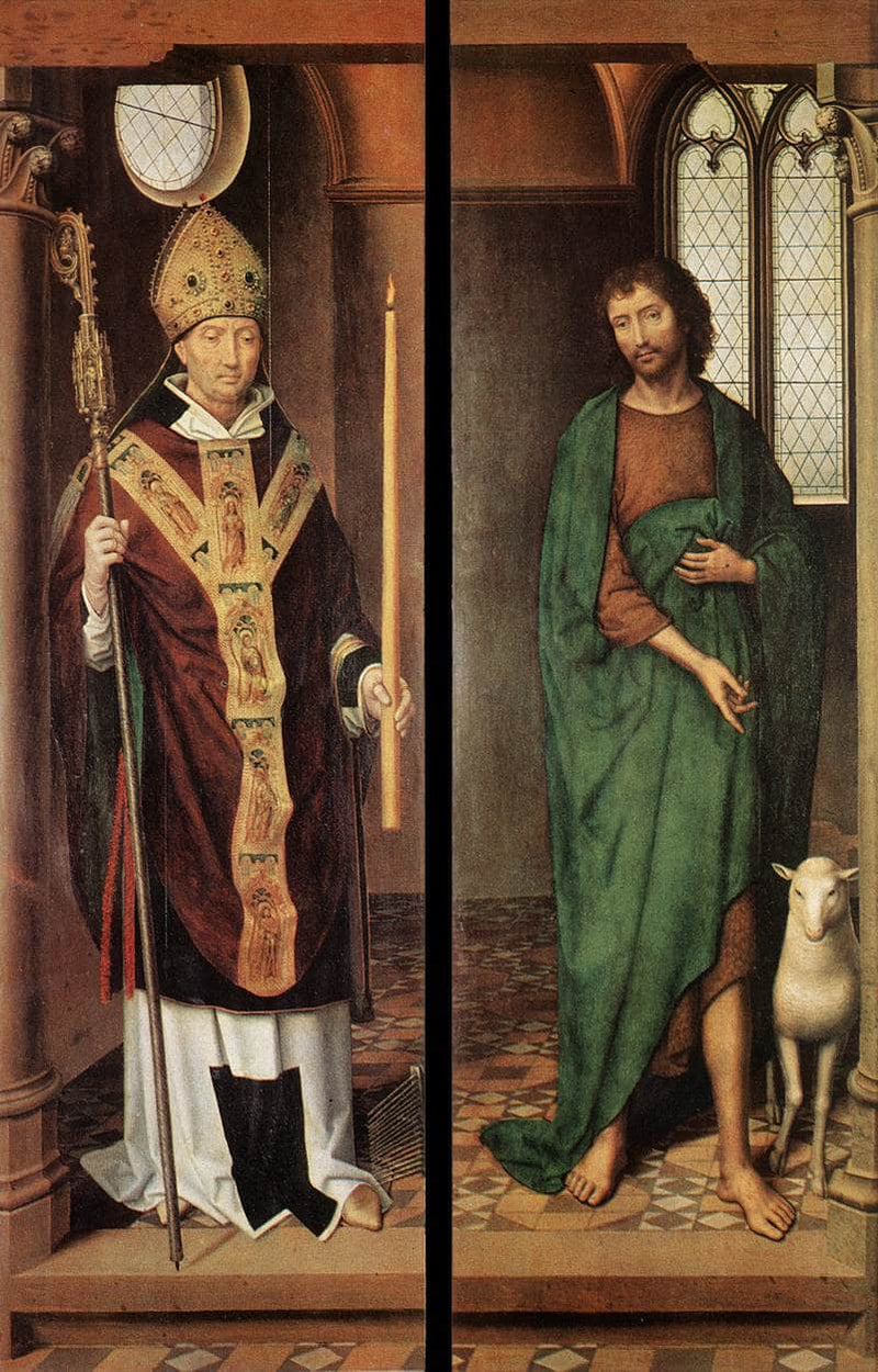 Passion (Greverade) Altarpiece (first closed position) by Hans Memling — Oil Painting Reproduction