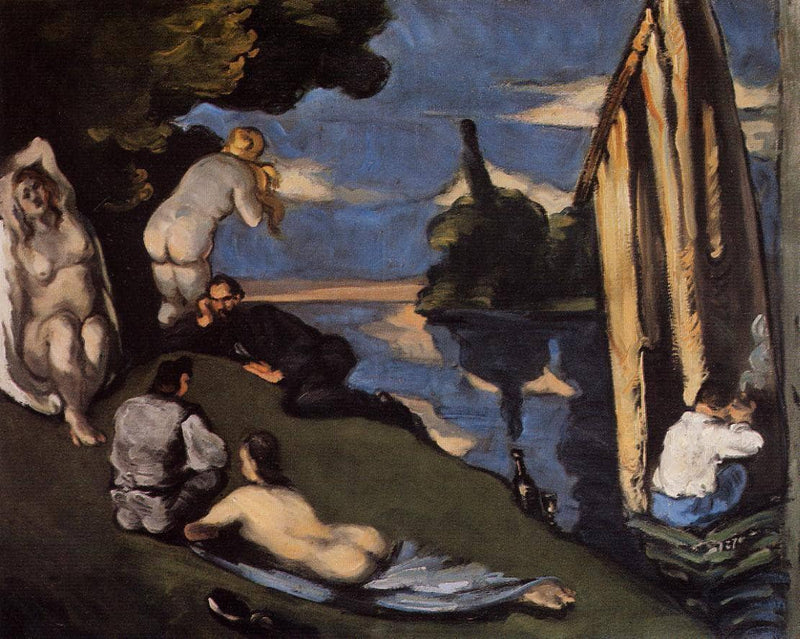 Pastoral, or Idyll by Paul Cezanne — Oil Painting Reproduction