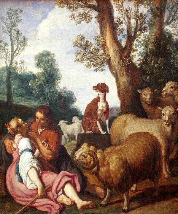 Pastoral scene by Pieter Lastman — Oil Painting Reproduction