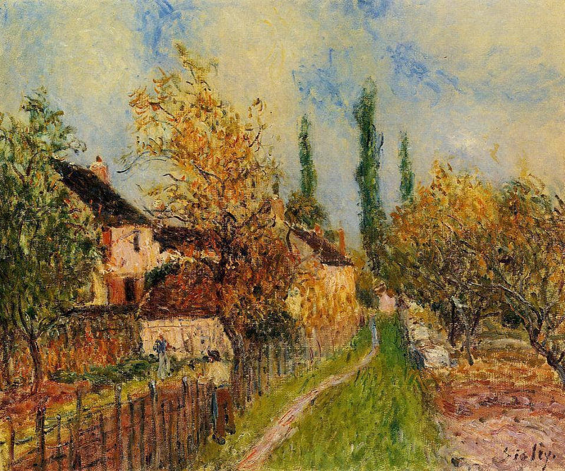 Path at Sablons by Alfred Sisley — Oil Painting Reproduction