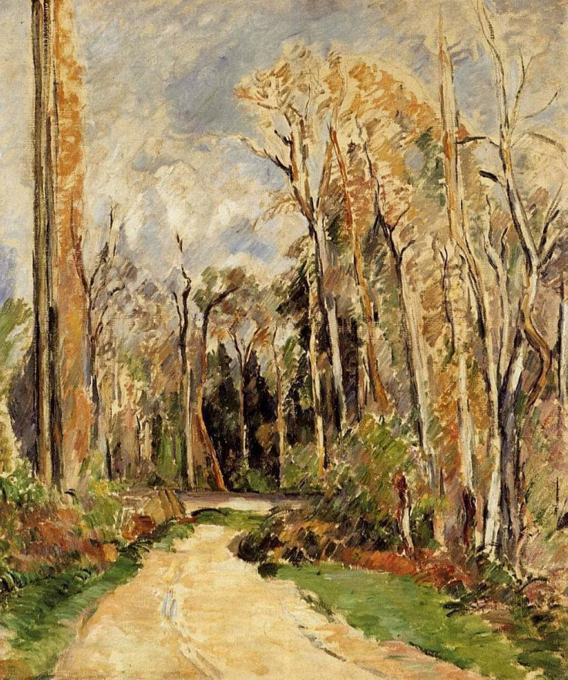 Path at the Entrance to the Forest by Paul Cezanne — Oil Painting Reproduction