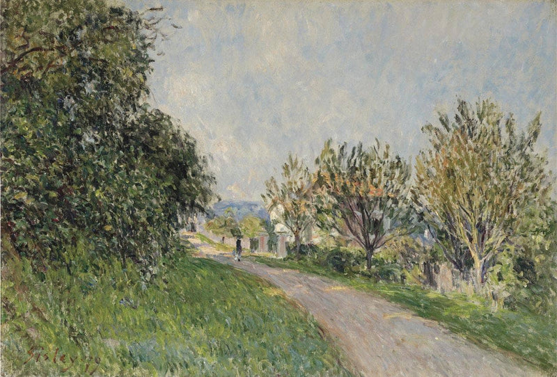 Path near Sevres by Alfred Sisley — Oil Painting Reproduction