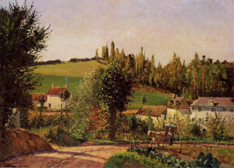 Path of Hermitage at Pontoise by Camille Pissarro — Oil Painting Reproduction