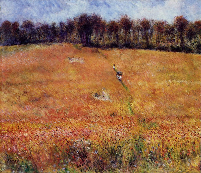 Path through the High Grass by Pierre-Auguste Renoir — Oil Painting Reproduction