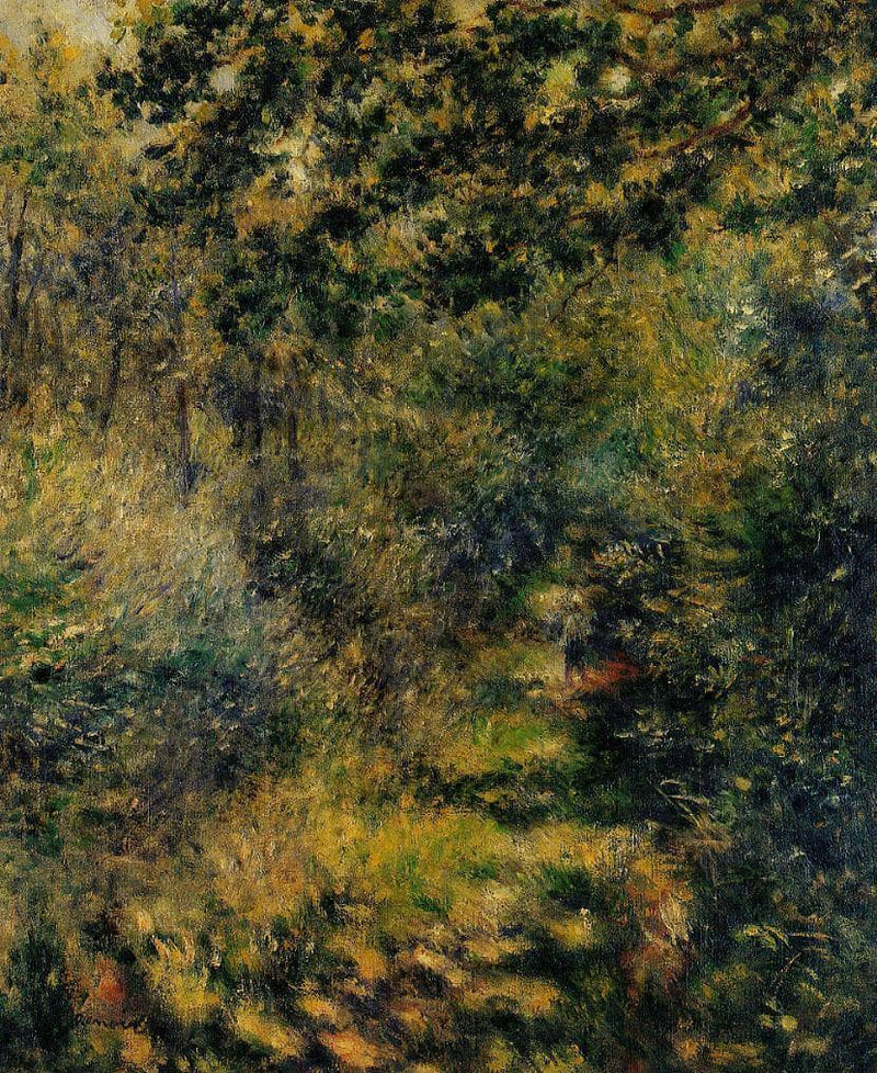 Path through the Woods by Pierre-Auguste Renoir — Oil Painting Reproduction