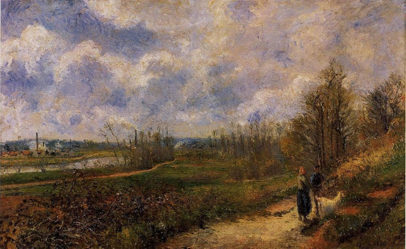 Path to Le Chou, Pontoise by Camille Pissarro — Oil Painting Reproduction