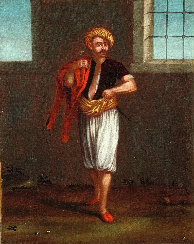 An Albanian Sailor by Jean Baptiste Vanmour — Oil Painting Reproduction
