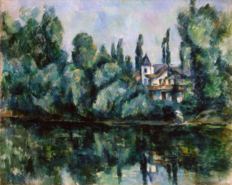 The Banks of the Marne by Paul Cezanne — Oil Painting Reproduction