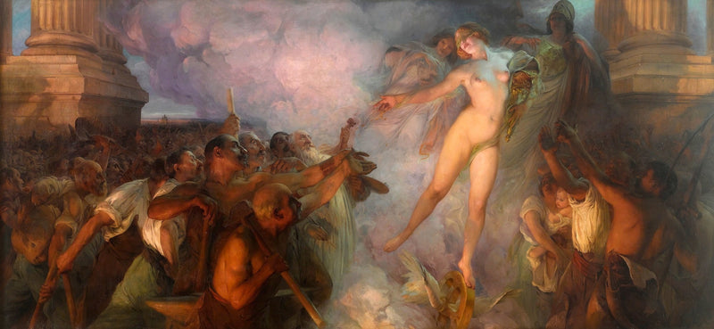 Fortune Passes by Paul Quinsac, Oil Painting Reproduction