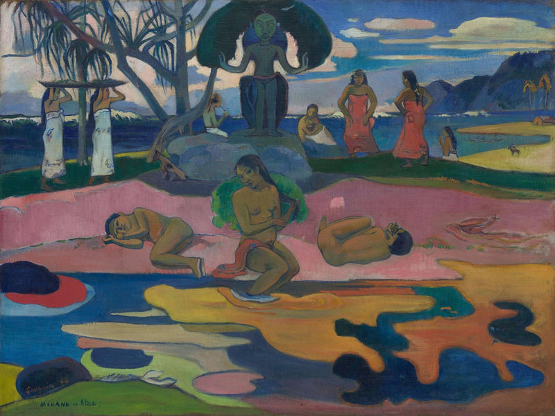 Day of the Gods by Paul Gauguin — Oil Painting Reproduction