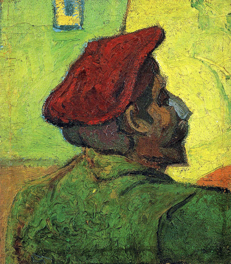 Paul Gauguin (Man in a Red Beret) by Vincent van Gogh — Oil Painting Reproduction