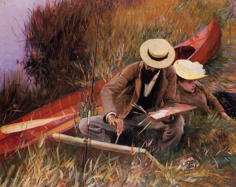 Paul Helleu Sketching his Wife by John Singer Sargent — Oil Painting Reproduction
