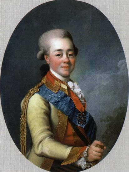 Paul I of Russia by Dmitry Levitzky — Oil Painting Reproduction