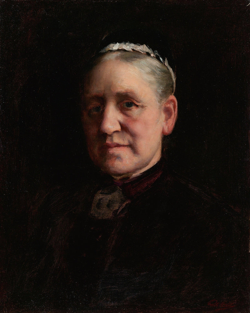 Portrait of Madam Verdier by Paul Peel — Oil Painting Reproduction