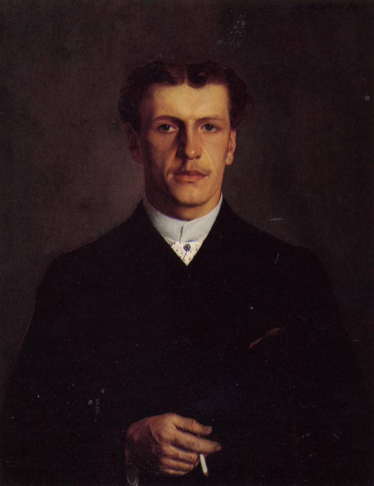 Paul Vallotton, the Artist`s Brother by Felix Vallotton — Oil Painting Reproduction