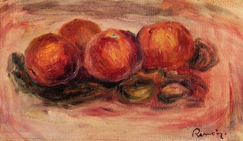 Peaches and Almonds by Pierre-Auguste Renoir — Oil Painting Reproduction